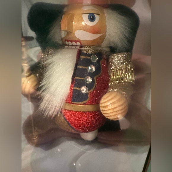 Kurt Adler Hand-Painted Wooden Mini Nutcracker King With Staff & Crown - Picture 8 of 8